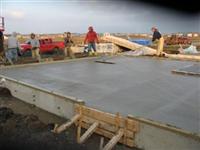 Pouring a new home slab